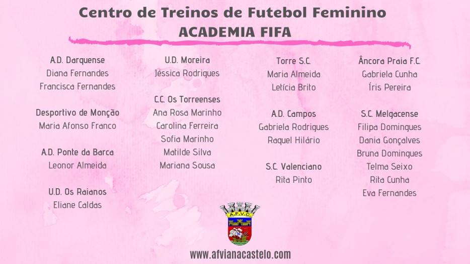 ACADEMIA FIFA - FUTEBOL FEMININO