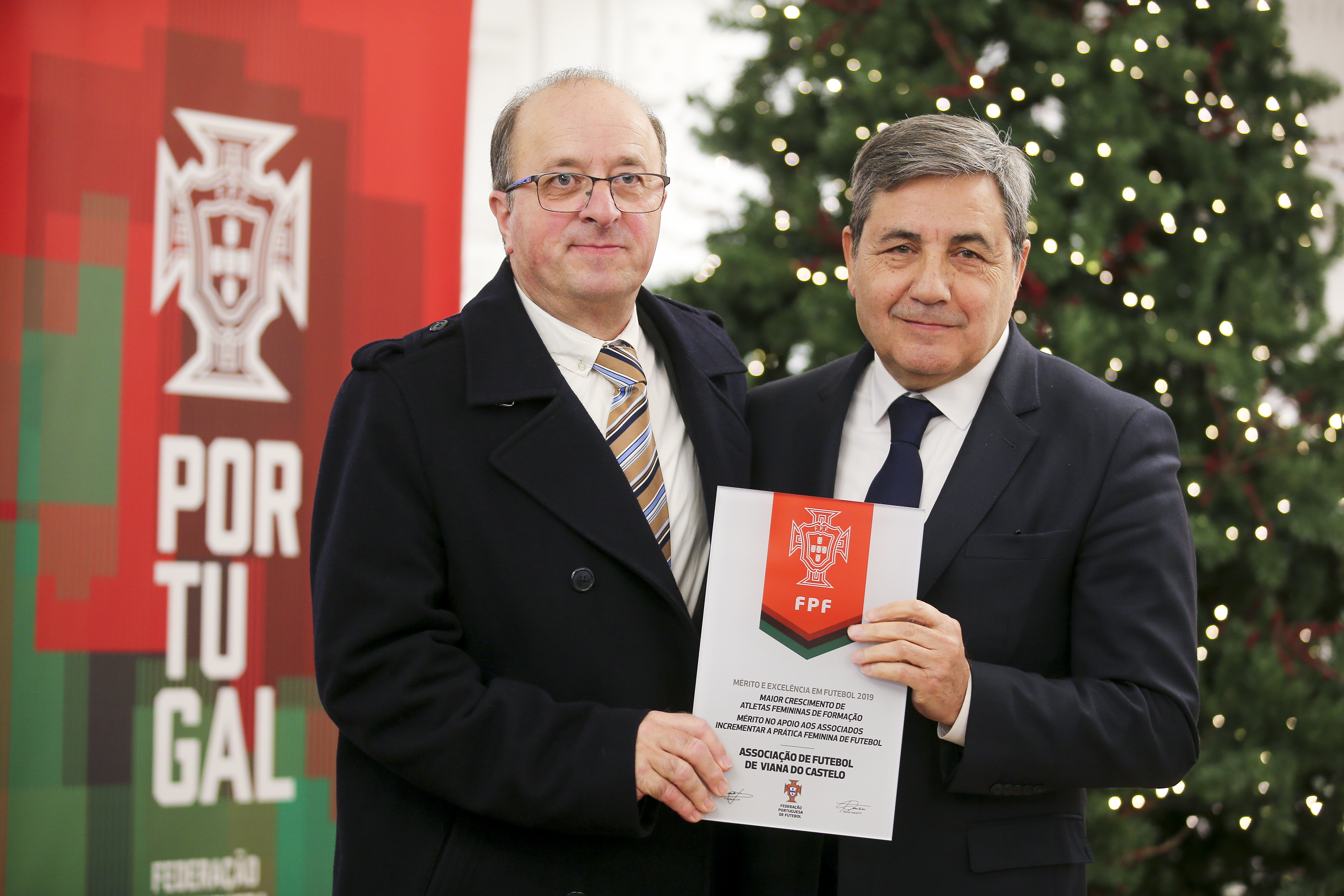 Associação de Futebol de Viana do Castelo distinguida com prémio pela Federação Portuguesa de Futebol