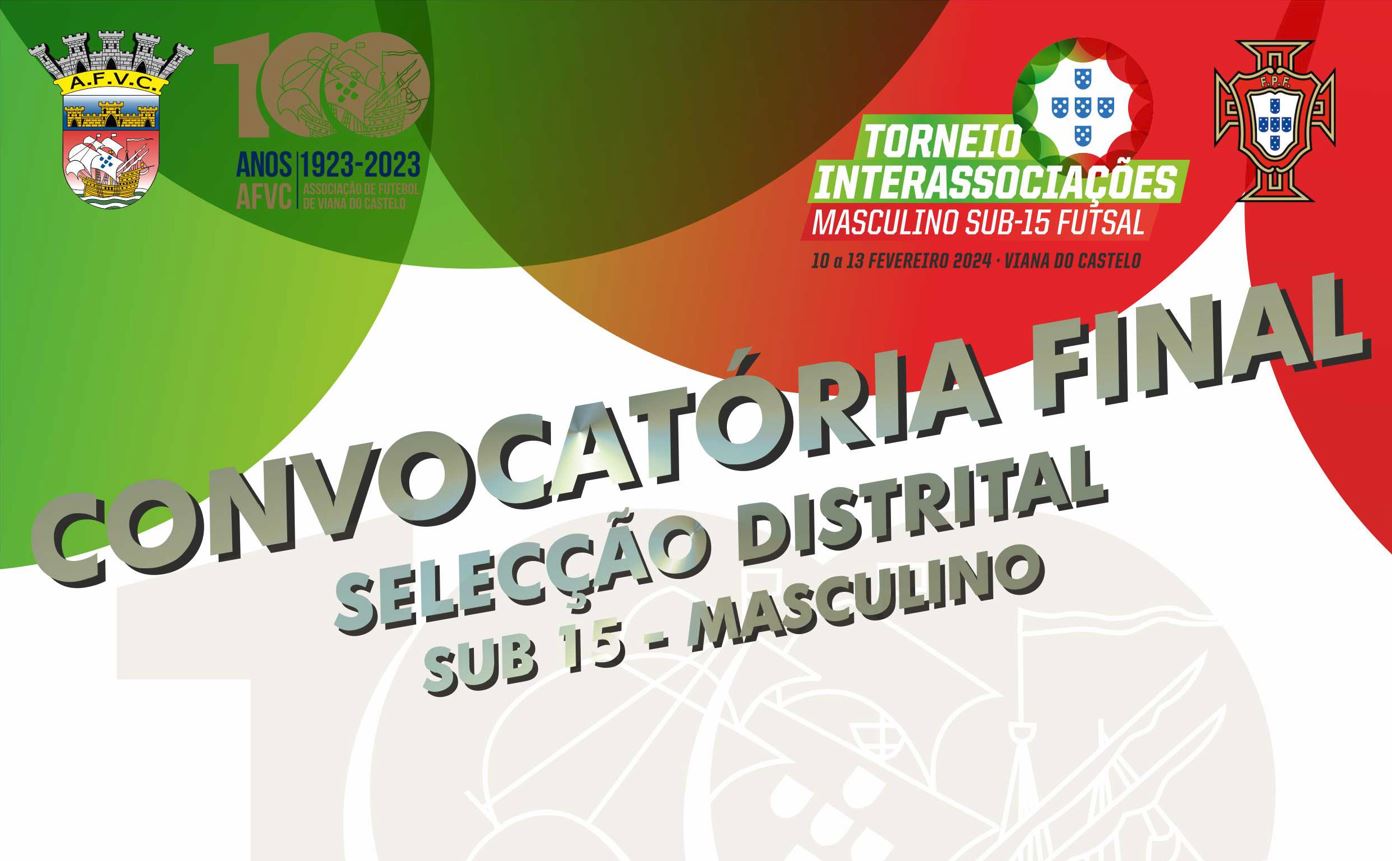 TIA - Torneio Interassociações | Futsal Masculino - SUB15