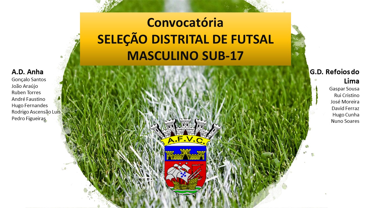 Jogos da Selecção Nacional de Futsal Masculino Sub-17 em Viana do