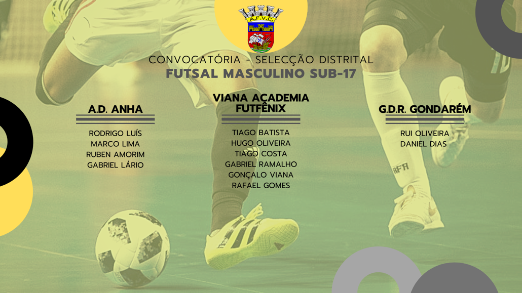 Jogos da Selecção Nacional de Futsal Masculino Sub-17 em Viana do