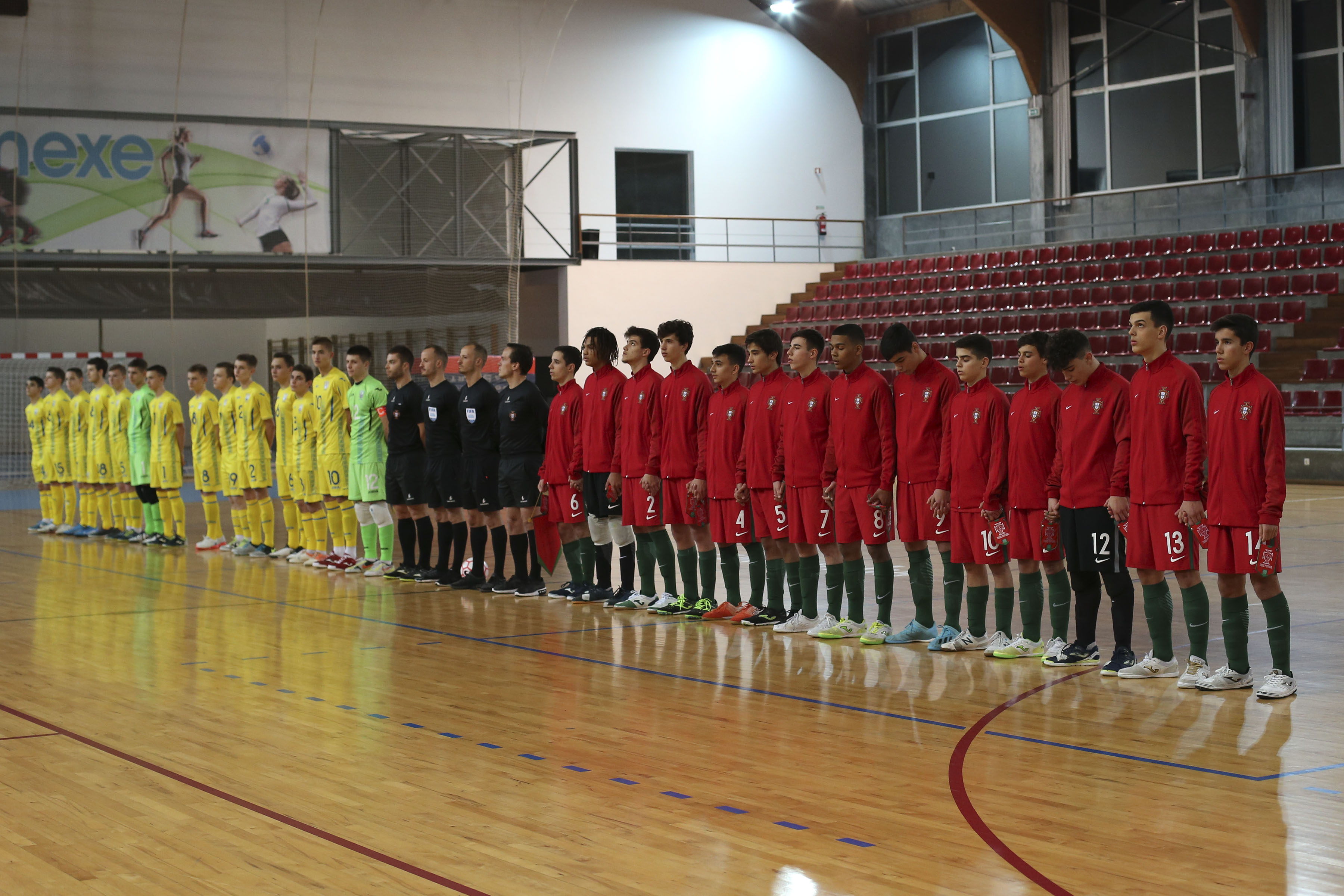 Jogos da Selecção Nacional de Futsal Masculino Sub-17 em Viana do
