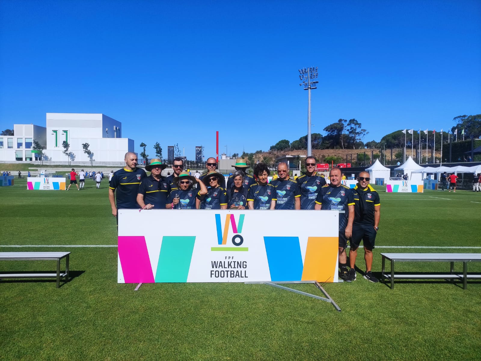 SELEÇÃO AFVC NA 1ª FESTA NACIONAL WALKING FOOTBALL 