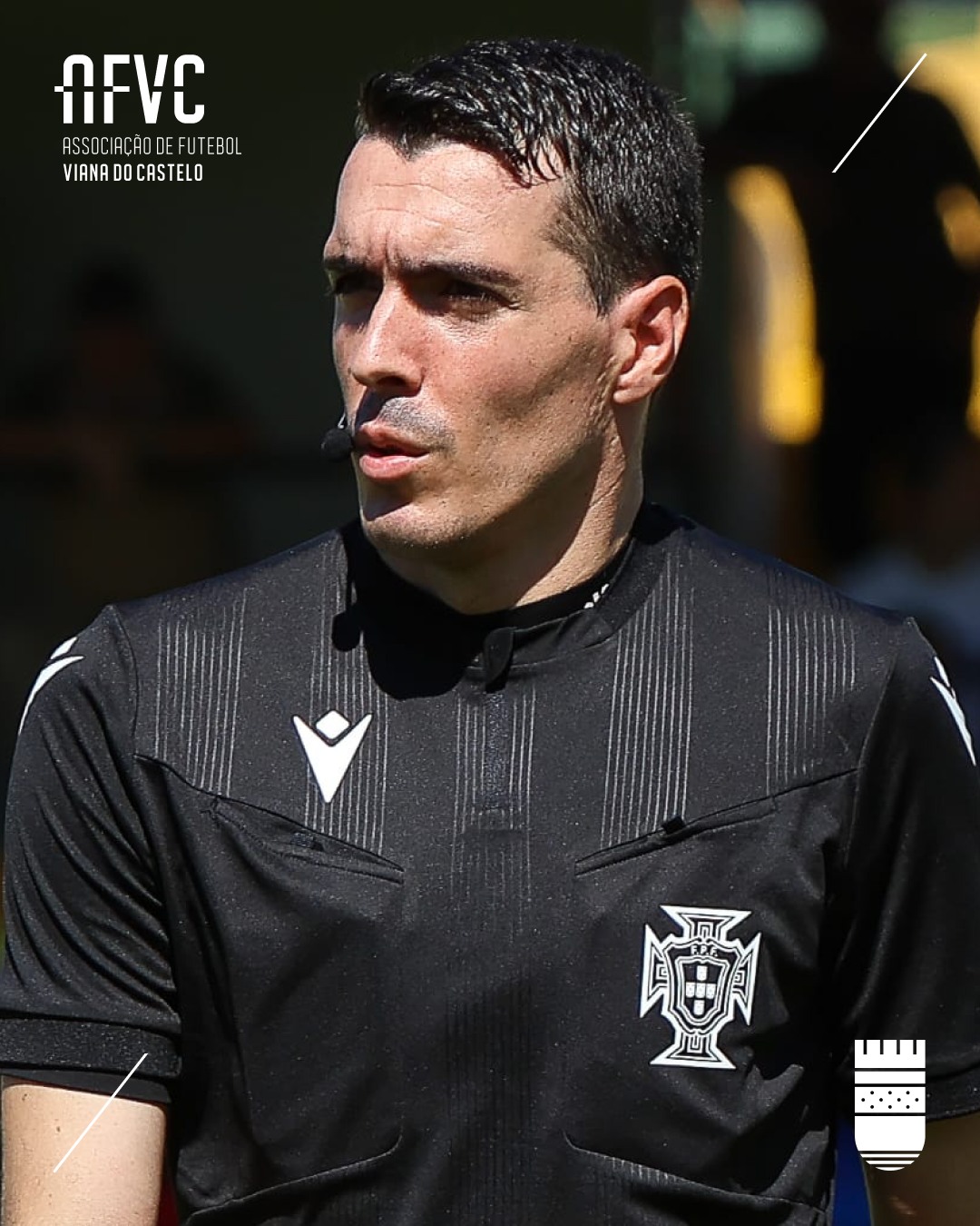 O Árbitro filiado na Associação de Futebol de Viana do Castelo, Márcio Torres, alcançou um meritório 2º lugar na categoria C2, permitindo-lhe assim a ascensão de categoria 