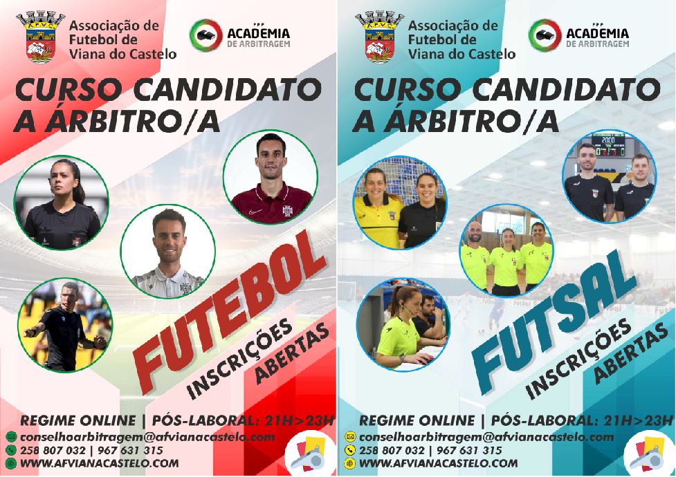 Curso Candidato a Árbitro - Futebol / Futsal