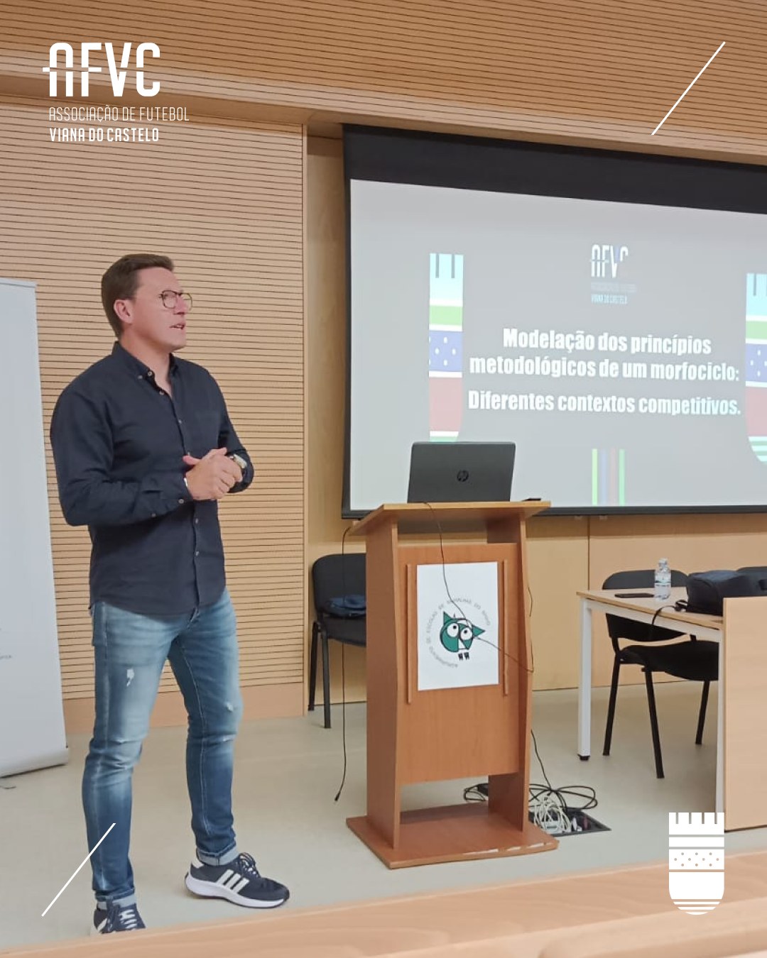 Ação de Formação: “Modelação dos princípios metodológicos de um morfociclo – diferentes contextos” ministrada por Rui Vasquinho 