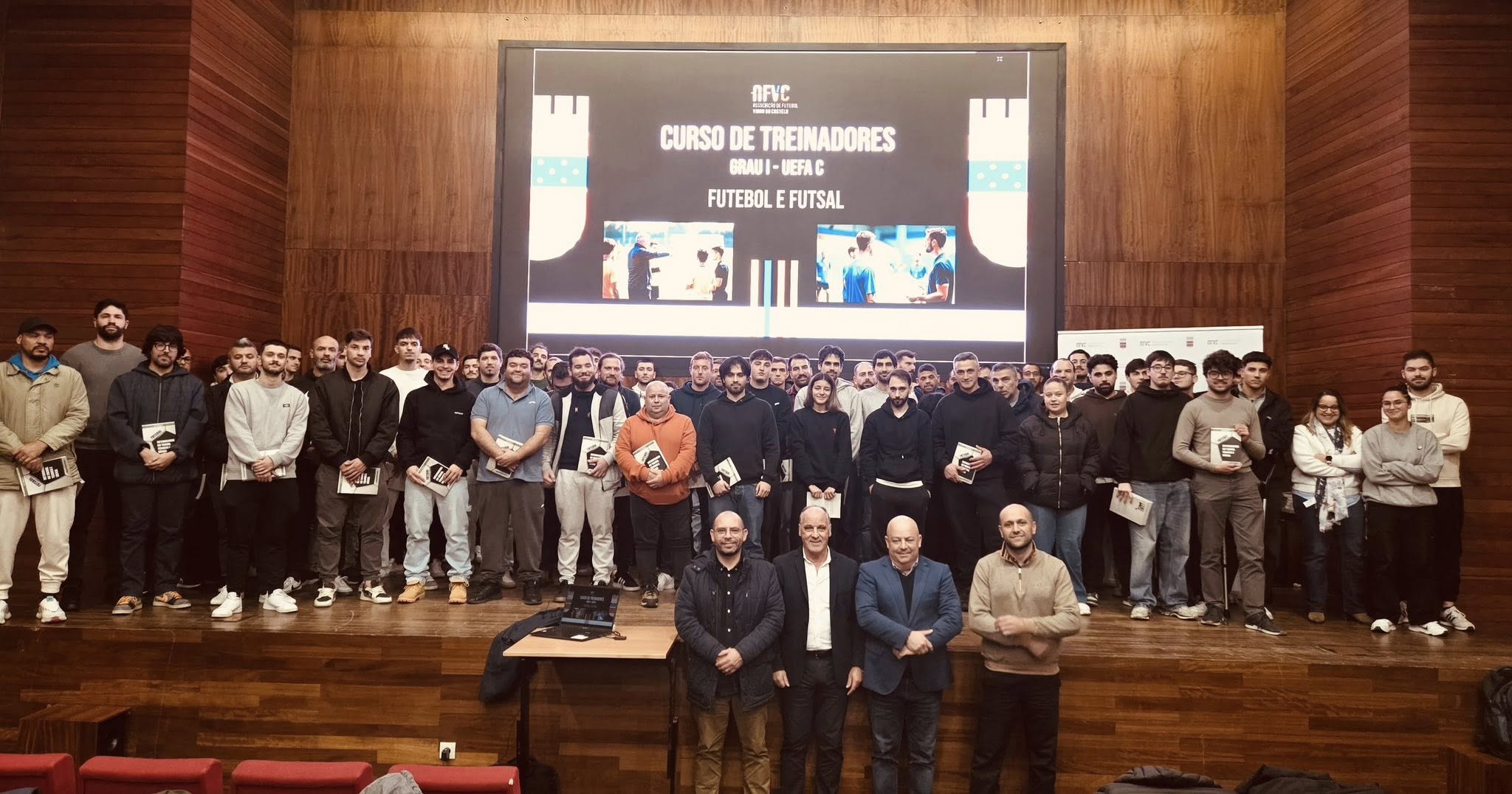 AFVC dá início aos Cursos UEFA C de Futebol e Futsal com 80 novos candidatos a treinador